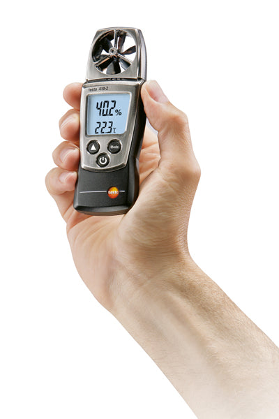 testo 410-2 handy vane probe anemometer with integrated humidity measurement and NTC-air thermometer - 0560 4102
