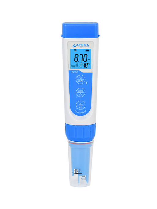 PC60 Premium Multiparameter (pH/EC/TDS/Salinity/Temp.) Pocket Tester Kit