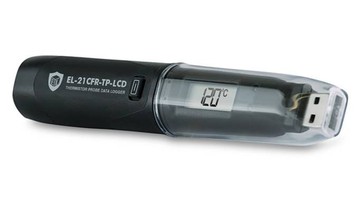 21CFR USB data logger with glycol probe & calibration certificate