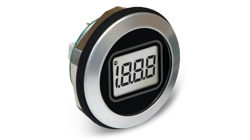 Round Hole Fitting LCD Voltmeter - EM32-1B