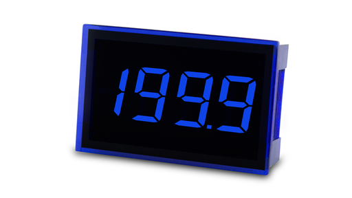 Splash-Proof Ultra Low Profile LED Voltmeter, 8 Pin Version - SP 300