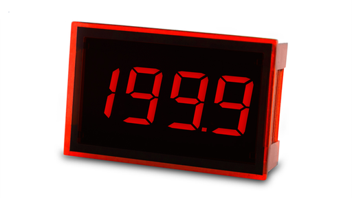 Splash-Proof Ultra Low Profile LED Voltmeter, 8 Pin Version - SP 300