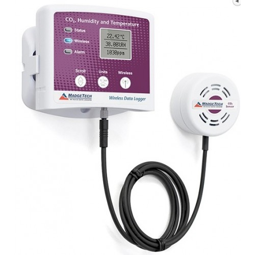 Wireless CO2, Humidity and Temperature Data Logger - RFCO2RHTemp2000A