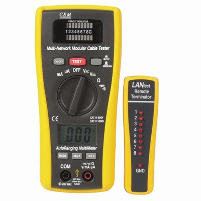 2 in 1 Network Cable Tester and Digital Multimeter - XC5078