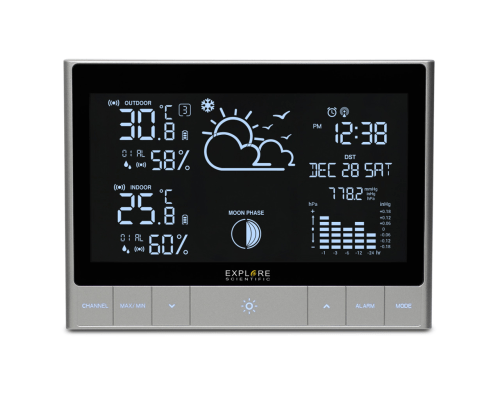 WSH5002 Modern Touch Key Horizontal Weather Station