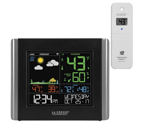 V10-TH Remote Monitoring WiFi Color Weather Station