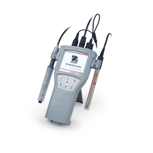 ST400M-G Starter 400M pH and Conductivity Portable Meter with ST320 IP67 3m and STCON3 IP67 3m probes