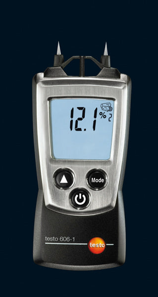 Testo 600 Wht testo 606-1 moisture meter incl. protection cap, batteries and calibra ...
