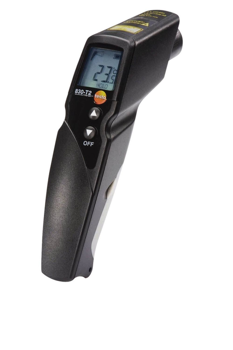 Testo 830-T2 - Infrared thermometer with 2-point laser marking (12:1 optics) - 0560 8312