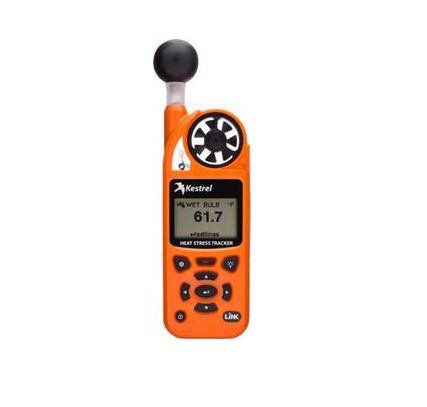Kestrel 5400 Heat Stress Tracker with Link Bluetooth, Compass and Vane Mount