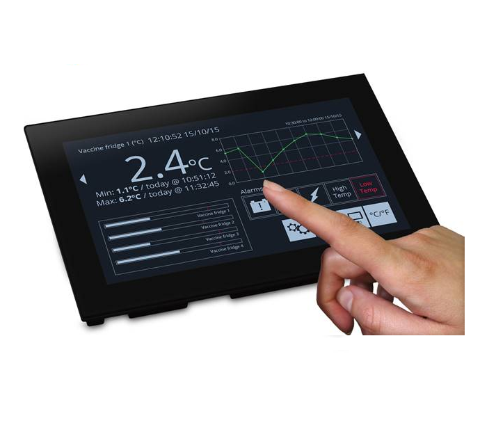 7” Display with Analogue, Digital, PWM, and Serial Interfaces - SGD 70-A