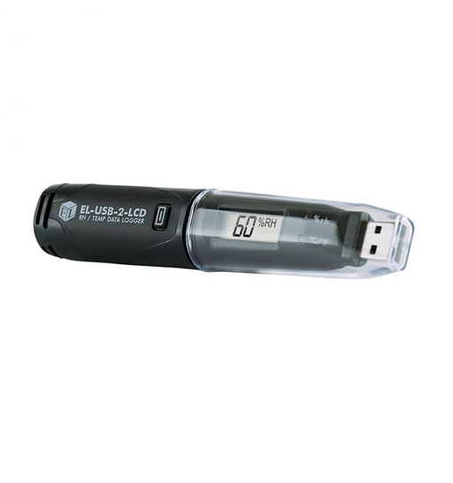 Temperature and humidity USB data logger with LCD display - EL-USB-2-LCD