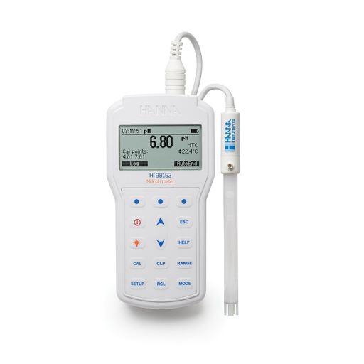 Professional Portable Milk pH Meter - HI98162
