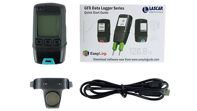 Temperature and Humidity Data Logger with Graphic Screen andAudible Alarm with Calibration Certificate - EL-GFX-2 CAL-T/H