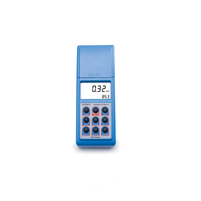 Turbidity & Free, Total Cl2 Portable Meter - HI93414