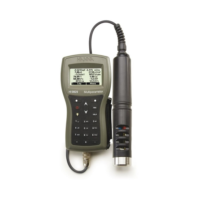 HI 9829-03042 Multiparameter meter with Logging pH / ORP / EC / DO/ TD ...