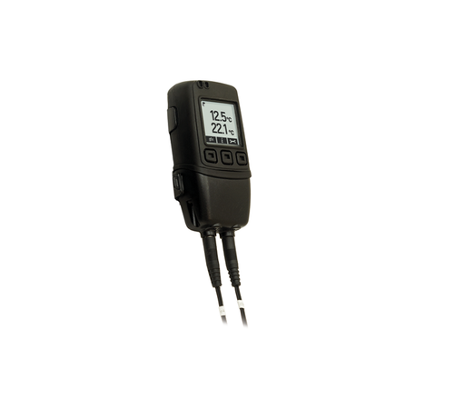 Dual Channel Temperature Probe Data Logger with Graphic Screen - EL-GFX-DTP