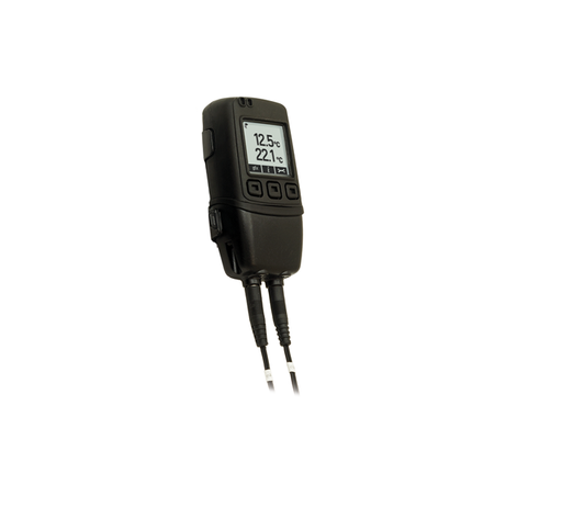 High Accuracy Dual Channel Thermistor Data Logger with Graphic Screen and Audible Alarm - EL-GFX-DTP+