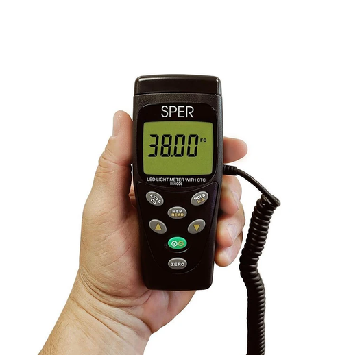 LED Light Meter with Color Temperature Compensation - 850006