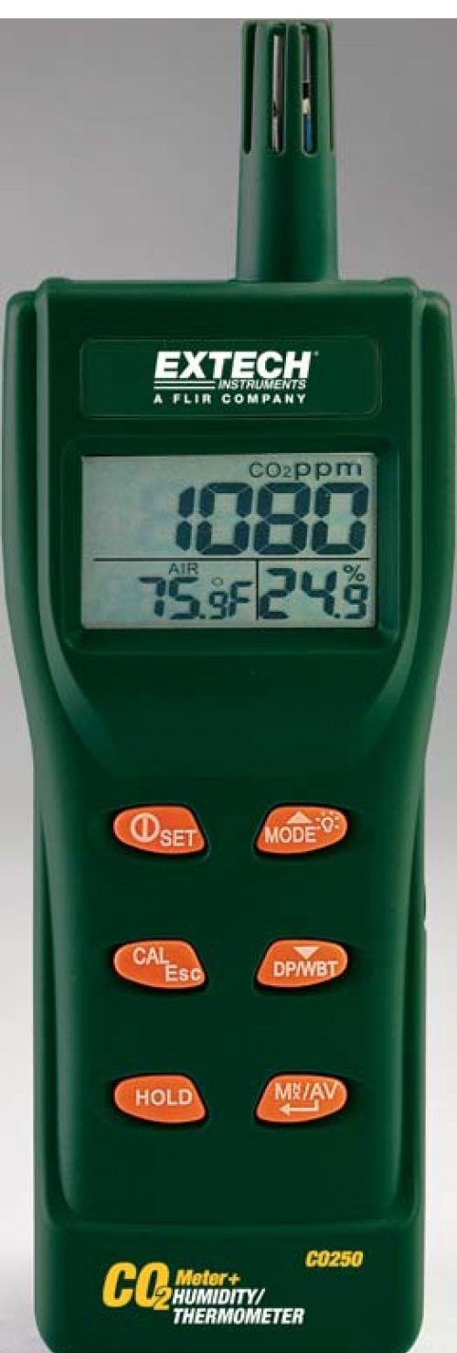 CO250 Portable Indoor Air Quality CO2 Meter-Datalogger