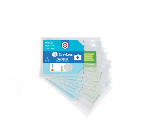 Single Use Platelets Transportation Temperature & Humidity Data Logger with Pre-Configured Alarms