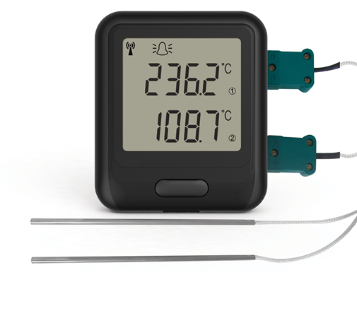 2 Input Thermocouple WiFi Temperature Data Logger - EL-WIFI-DTC