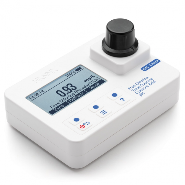 Chlorine, Cyanuric Acid, and pH Portable Photometer Kit CAL Check