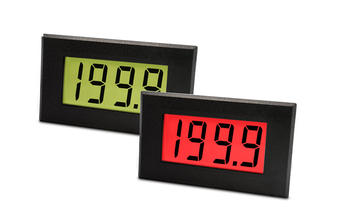 Large 4-20mA Loop Powered LCD Meter with Red/Green Programmable Backlighting - DPM 942-FPSI