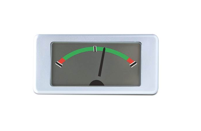 Analogue Style Voltmeter with Single-Hole Mounting - EMA 1710