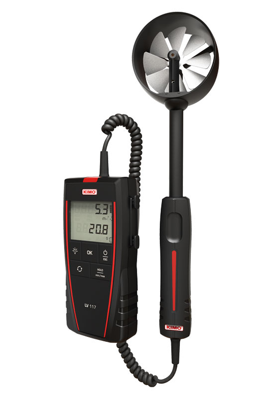 Thermo-anemometer with 100mm vane probe - LV110S
