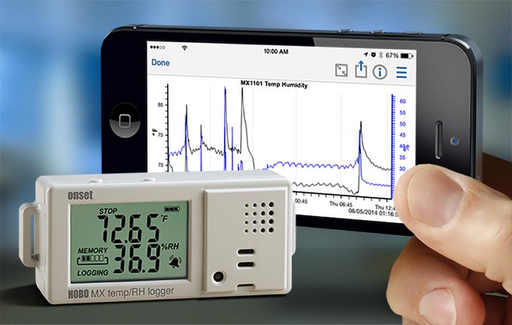 HOBO MX Temperature/Relative Humidity Data Logger - MX1101 - MX1101