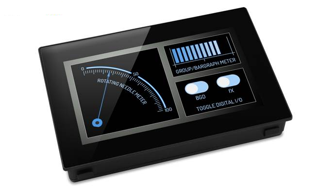 4.3” Display with Analogue, Digital, PWM and Serial Interfaces - SGD 4 ...