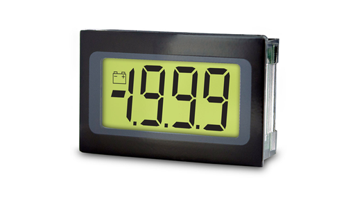 Splash-Proof Ultra Low Profile LCD Voltmeter, 9 Pin Version - SP 400