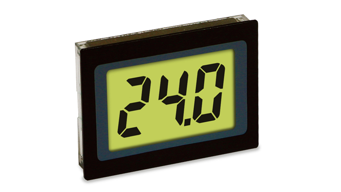4-40 V d.c Splash-Proof Ultra Low Profile LCD Voltmeter - SP 5-1200-40